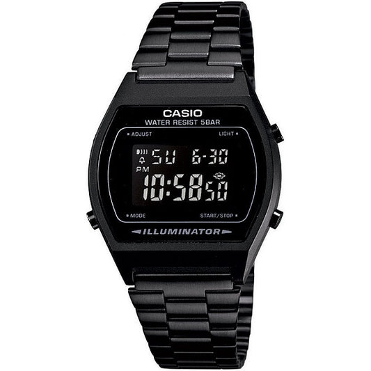 CASIO COLLECTION & VINTAGE ILLUMINATOR - BLACK B-640WB-1BEF Multifunction Armbanduhr 35 mm Schwarz