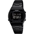 CASIO COLLECTION & VINTAGE ILLUMINATOR - BLACK Unisex Quarzuhr aus Kunststoff mit Metal 35 mm – Seitenansicht