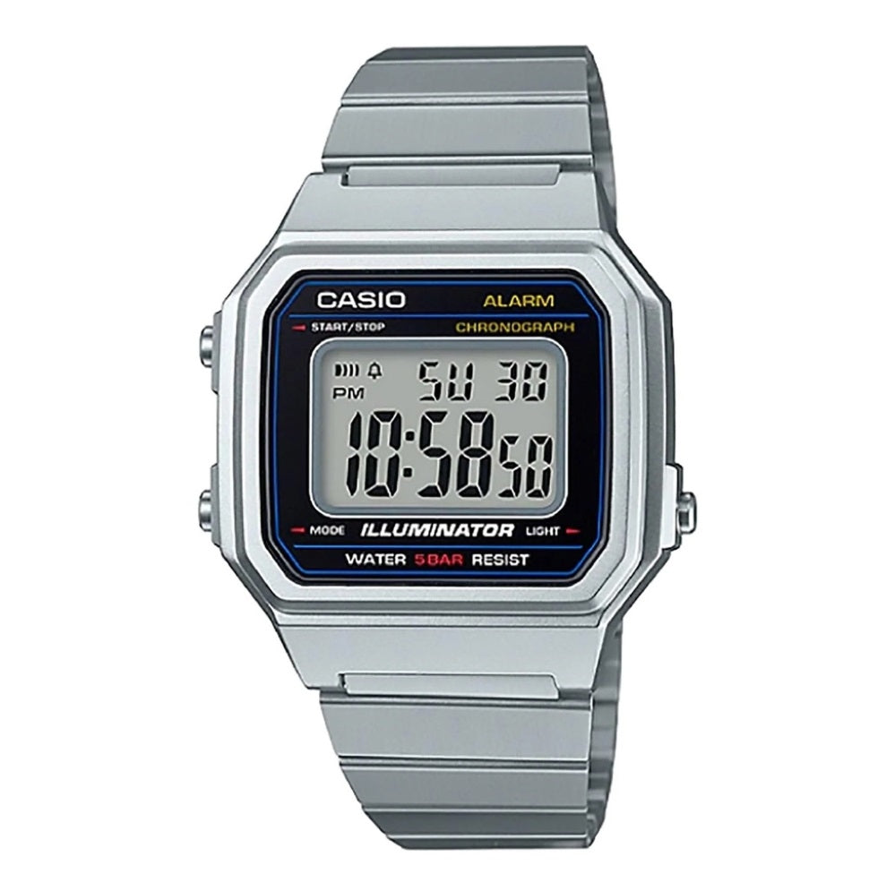 CASIO COLLECTION & VINTAGE ILLUMINATOR - BLACK B-650WD-1ADF Multifunction Armbanduhr 41 mm Schwarz