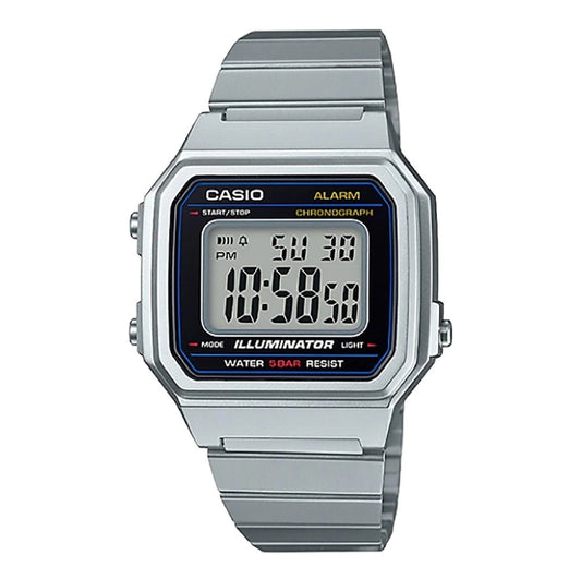 CASIO COLLECTION & VINTAGE ILLUMINATOR - BLACK B-650WD-1ADF Multifunction Armbanduhr 41 mm Schwarz