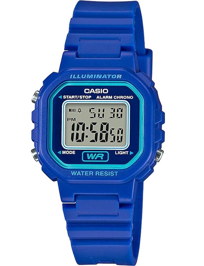 CASIO COLLECTION & VINTAGE ILLUMINATOR - BLUE LA-20WH-2ADF Multifunction Armbanduhr 30 mm Blau