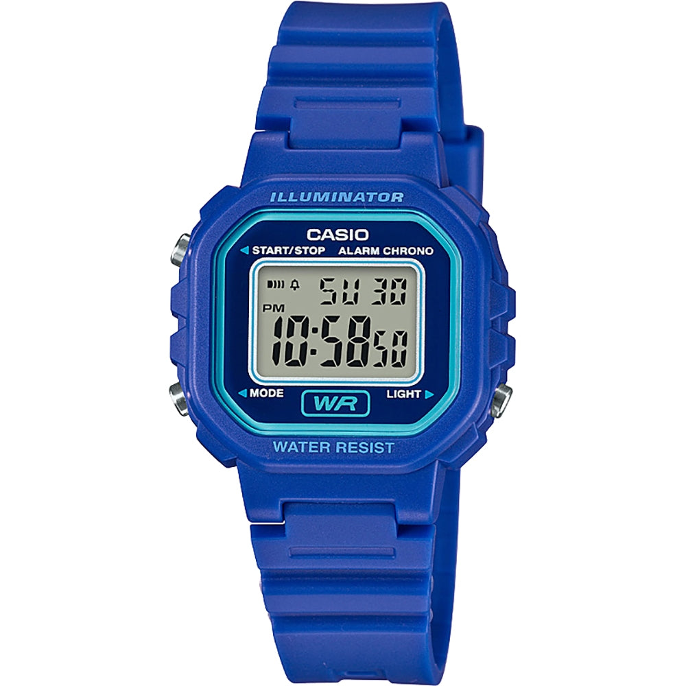 CASIO COLLECTION & VINTAGE ILLUMINATOR - BLUE LA-20WH-2AEF Multifunction Armbanduhr 30 mm Blau ansicht-2