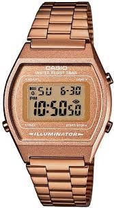 CASIO COLLECTION & VINTAGE ILLUMINATOR - GLITTER SERIE - COPPER Unisex Quarzuhr aus Kunststoff – Produktansicht