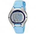 CASIO COLLECTION & VINTAGE ILLUMINATOR - LIGHT BLUE Damen Quarzuhr aus Kunststoff mit Resin 34 – Seitenansicht