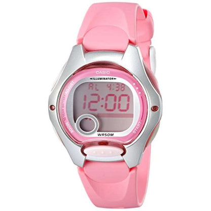 CASIO COLLECTION & VINTAGE ILLUMINATOR - PINK Damen Quarzuhr aus Kunststoff mit Resin 34 mm – Produktansicht