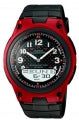 CASIO COLLECTION & VINTAGE ILLUMINATOR TELEMEMO 30 - RED AW-80-4BVDF Multifunction Armbanduhr 40 mm Rot ansicht-3