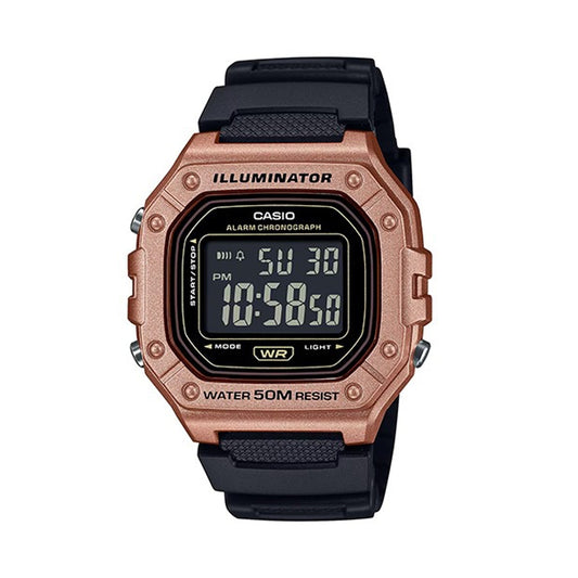 CASIO COLLECTION & VINTAGE ILLUMINATOR W-218HM-5BVEF Multifunction Armbanduhr 43 mm
