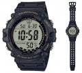 CASIO COLLECTION & VINTAGE ILLUMINATOR WORLDTIME - XL STRAP AE-1500WHX-1AVDF Multifunction Armbanduhr 51 mm ansicht-3