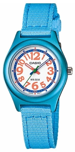 CASIO COLLECTION & VINTAGE KID - BLUE LTR-19B-2B1VDF Only Time Armbanduhr 33 mm Blau