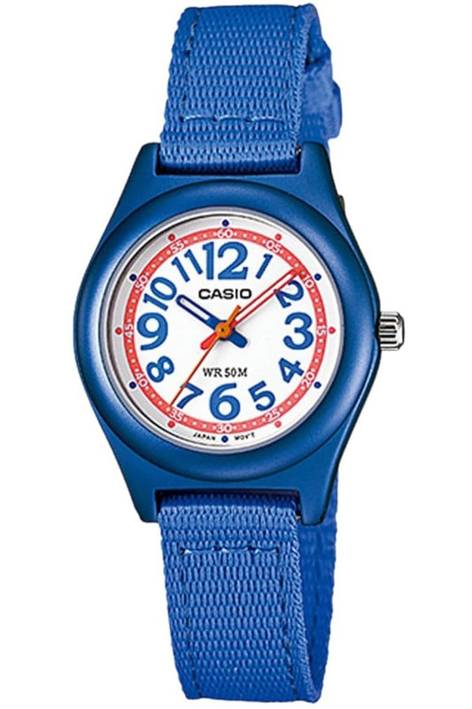 CASIO COLLECTION & VINTAGE KID - BLUE LTR-19B-2B2VDF Only Time Armbanduhr 33 mm Blau
