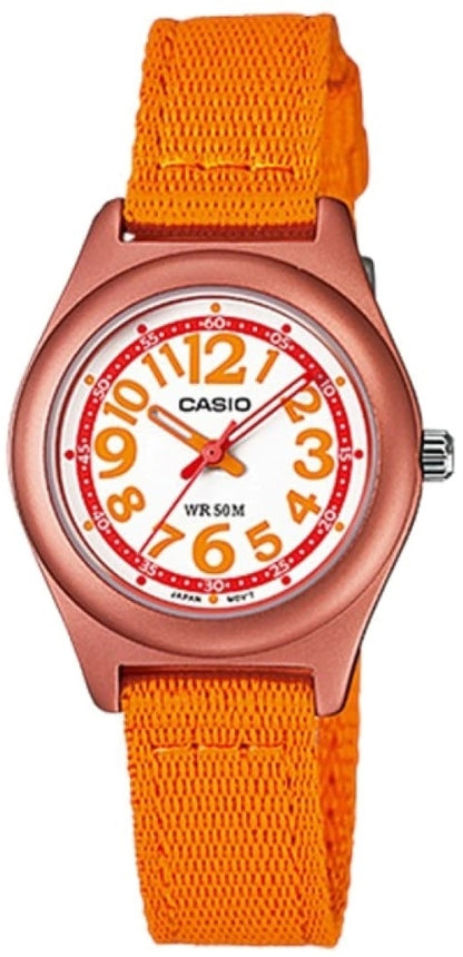 CASIO COLLECTION & VINTAGE KID - ORANGE LTR-19B-4B3VDF Only Time Armbanduhr 33 mm
