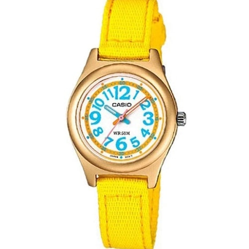 CASIO COLLECTION & VINTAGE KID - YELLOW LTR-19B-9BVDF Only Time Armbanduhr 33 mm