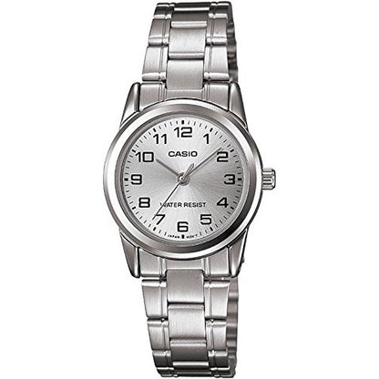 CASIO COLLECTION & VINTAGE LADY 3H - SILVER Damen Quarzuhr aus Edelstahl mit SS Bracelet 25 mm – Produktansicht