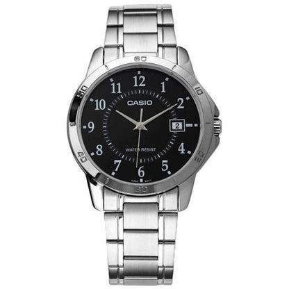 CASIO COLLECTION & VINTAGE LADY DATE - BLACK LTP-V004D-1BUDF Date Armbanduhr 30 mm Schwarz