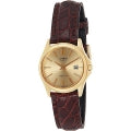 CASIO COLLECTION & VINTAGE LADY DATE LEATHER - GOLD LTP-1183Q-9ADF Date Armbanduhr 29 mm Gold ansicht-3