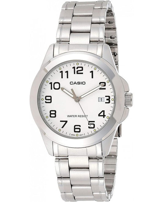 CASIO COLLECTION & VINTAGE LADY DATE - WHITE Damen Quarzuhr mit Datum aus Metal 27 mm – Produktansicht