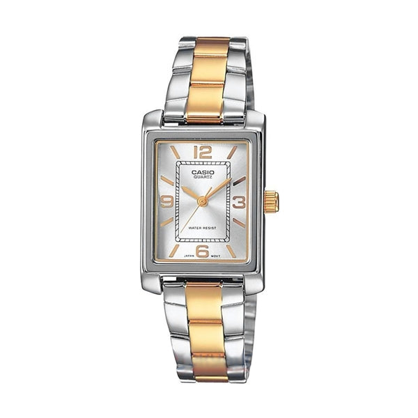 CASIO COLLECTION & VINTAGE LTP-1234PSG-7AEG Only Time Armbanduhr 21 mm Gold