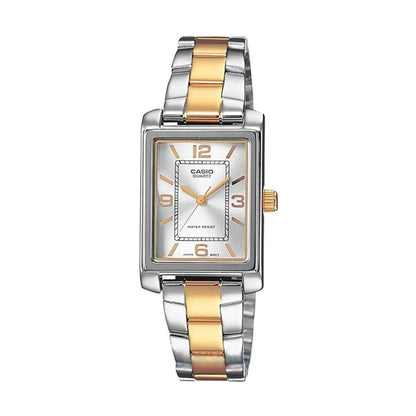 CASIO COLLECTION & VINTAGE LTP-1234PSG-7AEG Only Time Armbanduhr 21 mm Gold