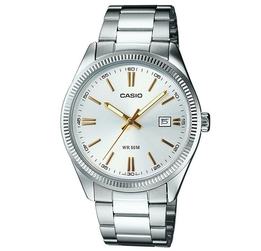 CASIO COLLECTION & VINTAGE LTP-1302D-7A2VDF Date Armbanduhr 30 mm Gold