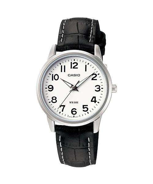 CASIO COLLECTION & VINTAGE LTP-1303L-7BVDF Only Time Armbanduhr 30 mm Weiss