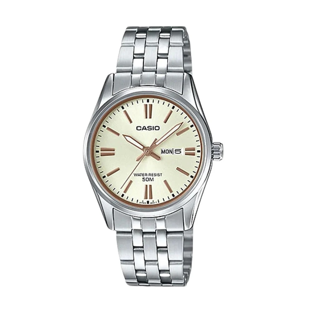 CASIO COLLECTION & VINTAGE LTP-1335D-9AVDF Day & Date Armbanduhr 30 mm