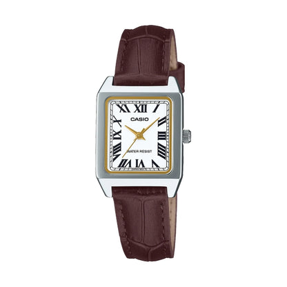 CASIO COLLECTION & VINTAGE LTP-B150L-7B2EF Only Time Armbanduhr 21 mm Weiss
