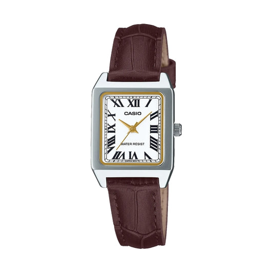 CASIO COLLECTION & VINTAGE LTP-B150L-7B2EF Only Time Armbanduhr 21 mm Weiss