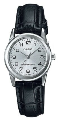 CASIO COLLECTION & VINTAGE LTP-V001L-7BUDF Only Time Armbanduhr 25 mm Silber