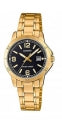 CASIO COLLECTION & VINTAGE LTP-V004G-1BUDF Date Armbanduhr 30 mm Schwarz ansicht-3