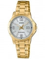 CASIO COLLECTION & VINTAGE LTP-V004G-7B2UDF Date Armbanduhr 30 mm Gold ansicht-3