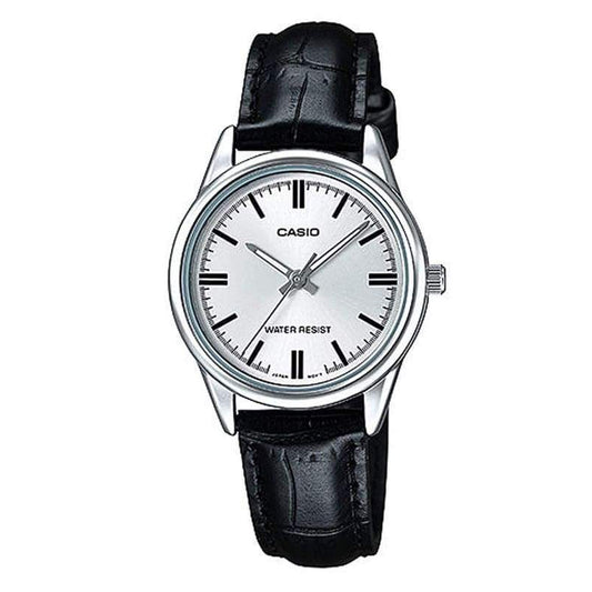 CASIO COLLECTION & VINTAGE LTP-V005L-7AUDF Only Time Armbanduhr 28 mm Weiss