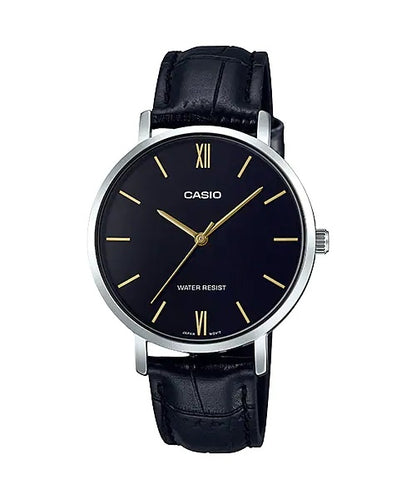 CASIO COLLECTION & VINTAGE LTP-VT01L-1BUDF Only Time Armbanduhr 34 mm Schwarz