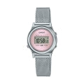 CASIO COLLECTION & VINTAGE MINI COLLECTION SLIM - ANTIQUE PINK MESH LA700WEM-4AEF Multifunction Armbanduhr 26.5 mm Rosa ansicht-3