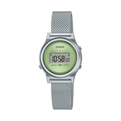 CASIO COLLECTION & VINTAGE MINI COLLECTION SLIM - LEMON GREEN MESH LA700WEM-3AEF Multifunction Armbanduhr 26.5 mm Grün ansicht-3