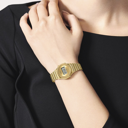 CASIO COLLECTION & VINTAGE MINI COLLECTION SLIM ROUND - GOLD LA700WEG-9AEF Multifunction Armbanduhr 26.5 mm Gold ansicht-2