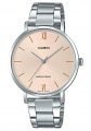 CASIO COLLECTION & VINTAGE MINIMAL - ANTIQUE PINK LTP-VT01D-4BUDF Only Time Armbanduhr 34 mm Rosa ansicht-3