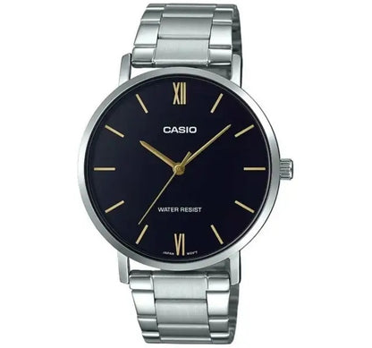 CASIO COLLECTION & VINTAGE MINIMAL - BLACK Damen Quarzuhr aus Edelstahl mit SS Bracelet 34 mm – Produktansicht
