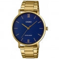 CASIO COLLECTION & VINTAGE MINIMAL GOLD - BLUE MTP-VT01G-2BUDF Only Time Armbanduhr 40 mm Blau ansicht-3