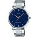 CASIO COLLECTION & VINTAGE MINIMAL - PETROL BLUE Damen Quarzuhr aus Edelstahl mit SS Bracelet – Seitenansicht
