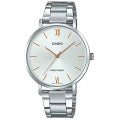 CASIO COLLECTION & VINTAGE MINIMAL - SILVER Damen Quarzuhr aus Edelstahl mit SS Bracelet 34 mm – Seitenansicht