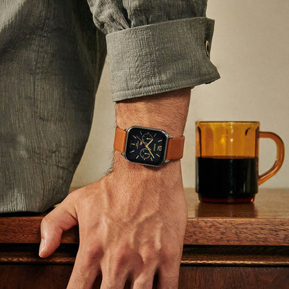 CASIO COLLECTION & VINTAGE MOONPHASES LEATHER - BLACK MTP-M305L-1AVER Moonphase Armbanduhr 44 mm Schwarz ansicht-3