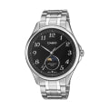 CASIO COLLECTION & VINTAGE MOONPHASES - SILVER MTP-M110D-1AVER Moonphase Armbanduhr 42.5 mm Silber ansicht-3