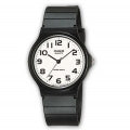 CASIO COLLECTION & VINTAGE MQ-24 - BLACK Unisex Quarzuhr aus Kunststoff mit Resin 34 mm – Seitenansicht