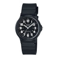 CASIO COLLECTION & VINTAGE MQ-71 - BLACK Unisex Quarzuhr aus Kunststoff mit Resin 35 mm – Seitenansicht
