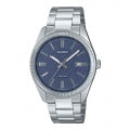 CASIO COLLECTION & VINTAGE MTP-1302DA-2A1VDF Date Armbanduhr 38.5 mm Blau ansicht-3