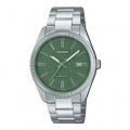 CASIO COLLECTION & VINTAGE MTP-1302DA-3AVDF Date Armbanduhr 38.5 mm Grün ansicht-3