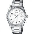 CASIO COLLECTION & VINTAGE MTP-1302PD-7BVDF Date Armbanduhr 38.5 mm Weiss ansicht-3