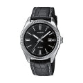 CASIO COLLECTION & VINTAGE MTP-1302PL-1AVEF Date Armbanduhr 38.5 mm Schwarz ansicht-3