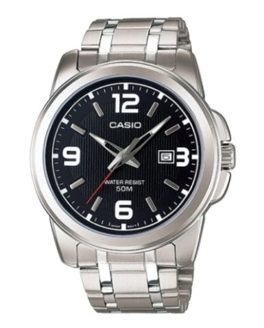 CASIO COLLECTION & VINTAGE MTP-1314D-1AVDF Date Armbanduhr 45 mm
