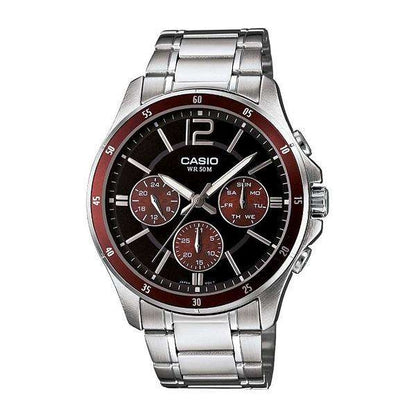 CASIO COLLECTION & VINTAGE Herren Quarzuhr aus Edelstahl mit SS Bracelet 43.5 mm MTP-1374D-5AVDF – Produktansicht
